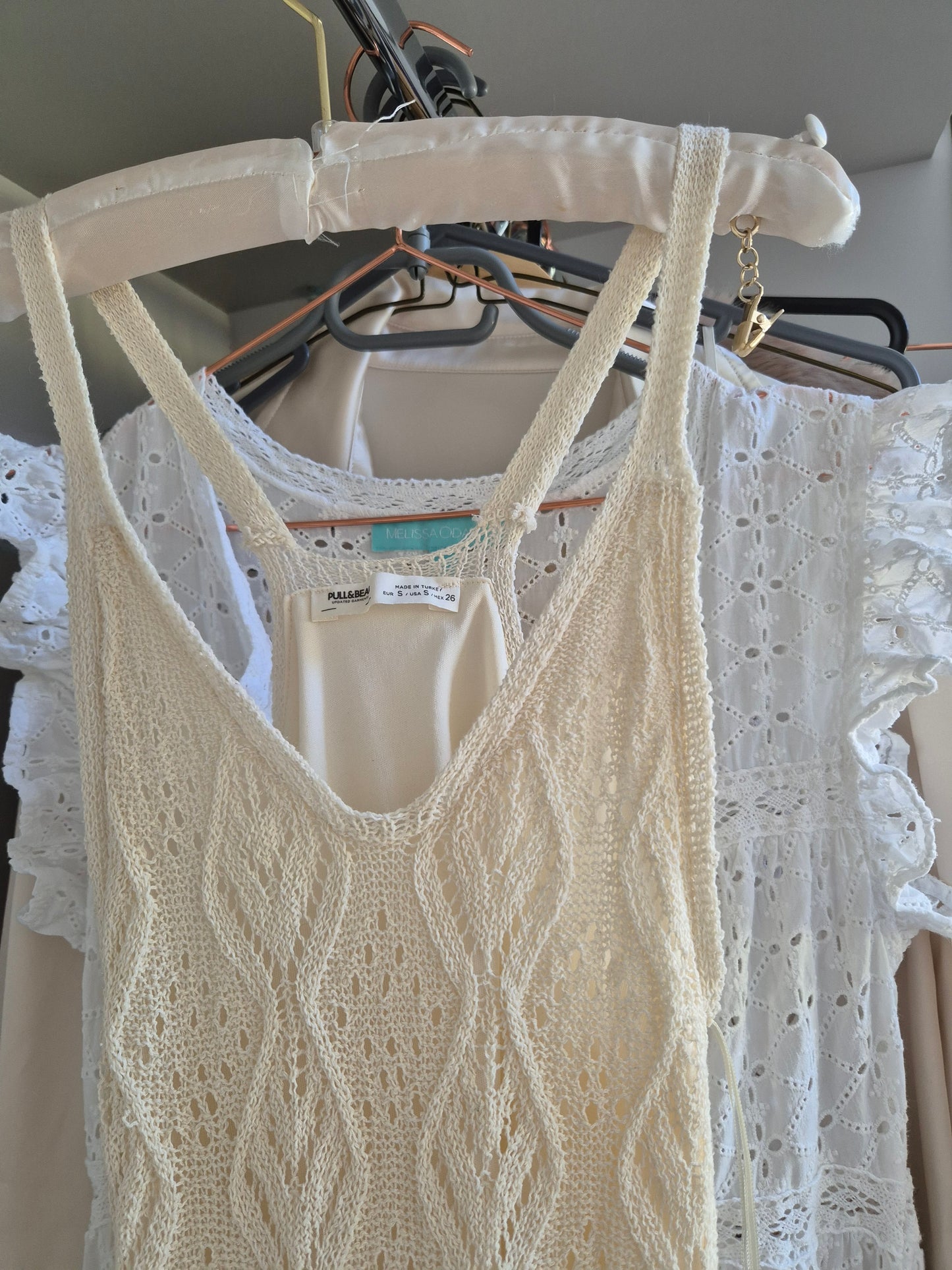 Pull & bear crochet dress UK S