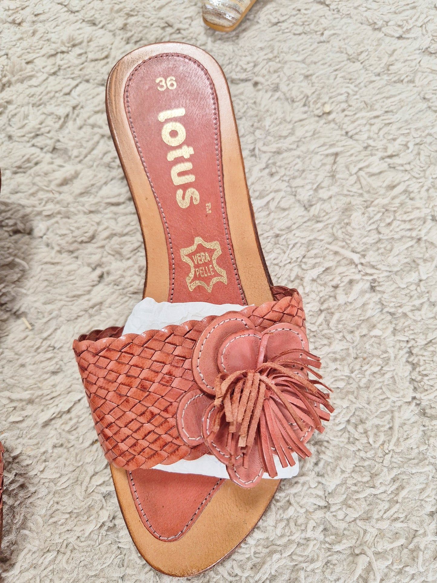 Vintage kitten heels mules UK 3