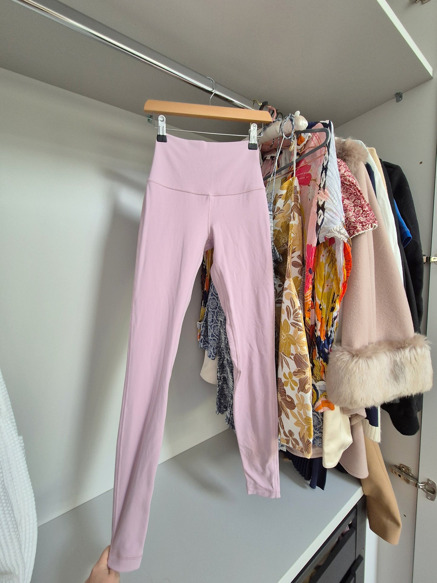 Lululemon align double lined leggings peony US 2