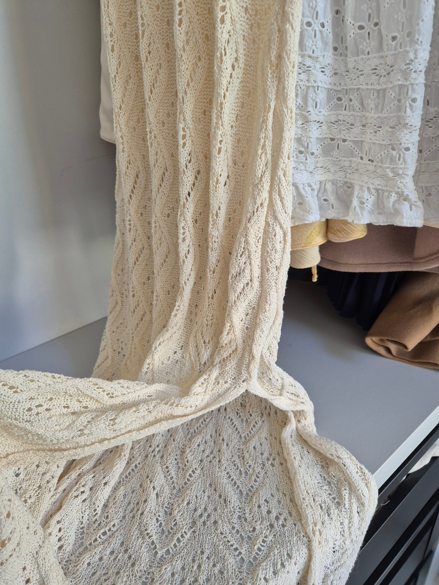 Pull & bear crochet dress UK S
