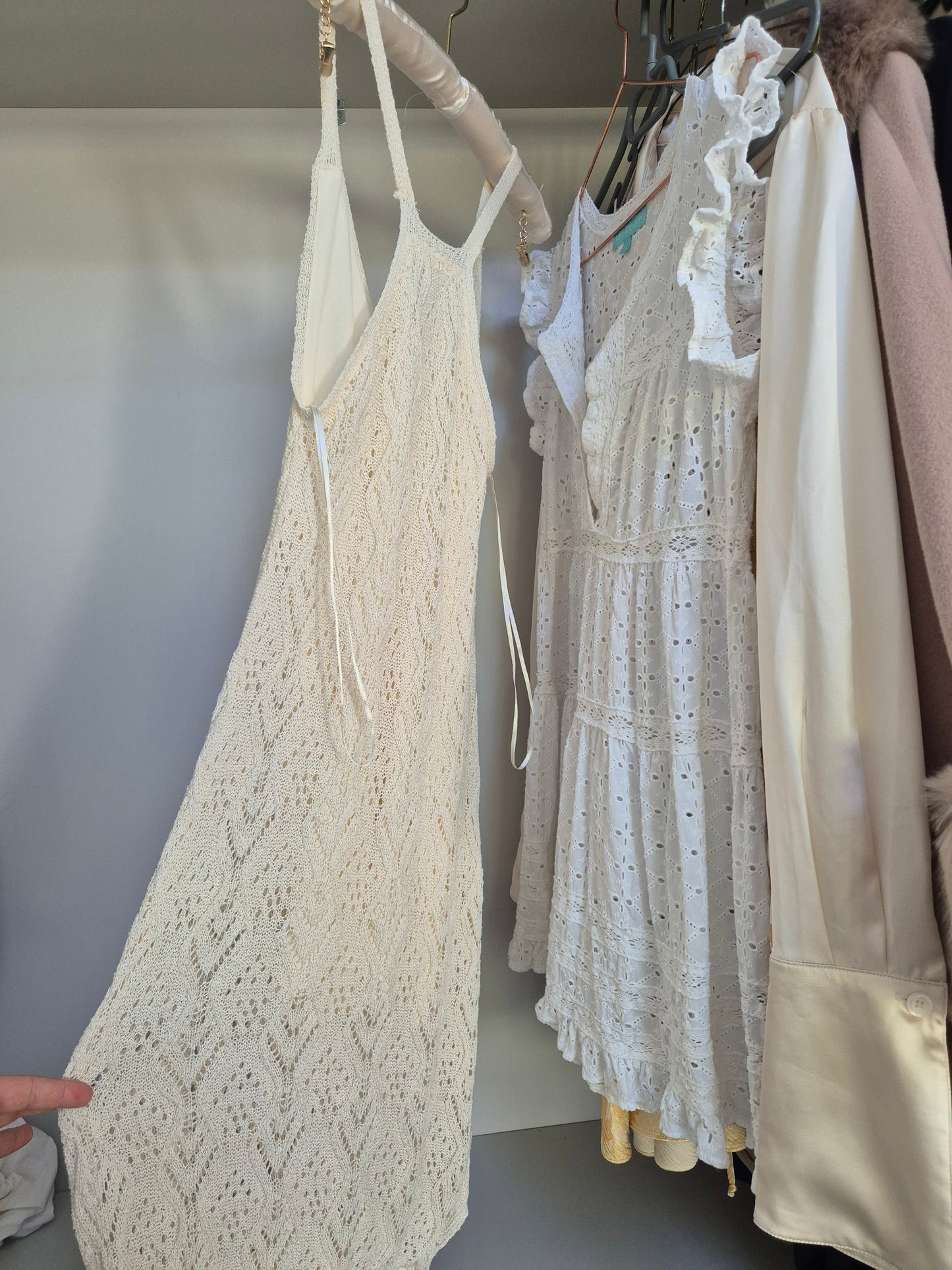 Pull & bear crochet dress UK S