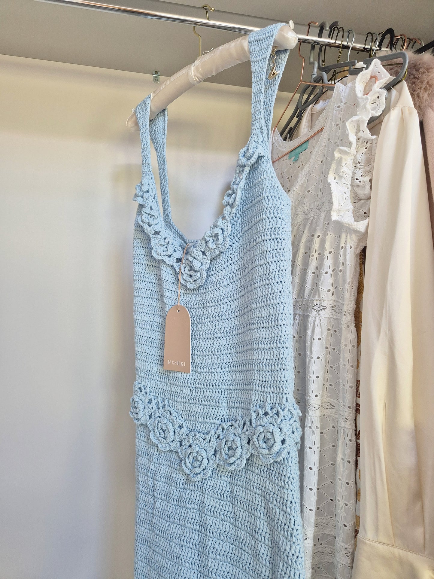 Meshki crochet dress UK M