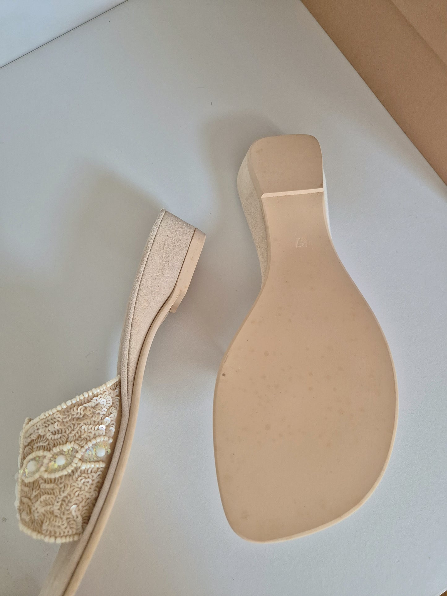 Handmade Beaded sandals UK 4