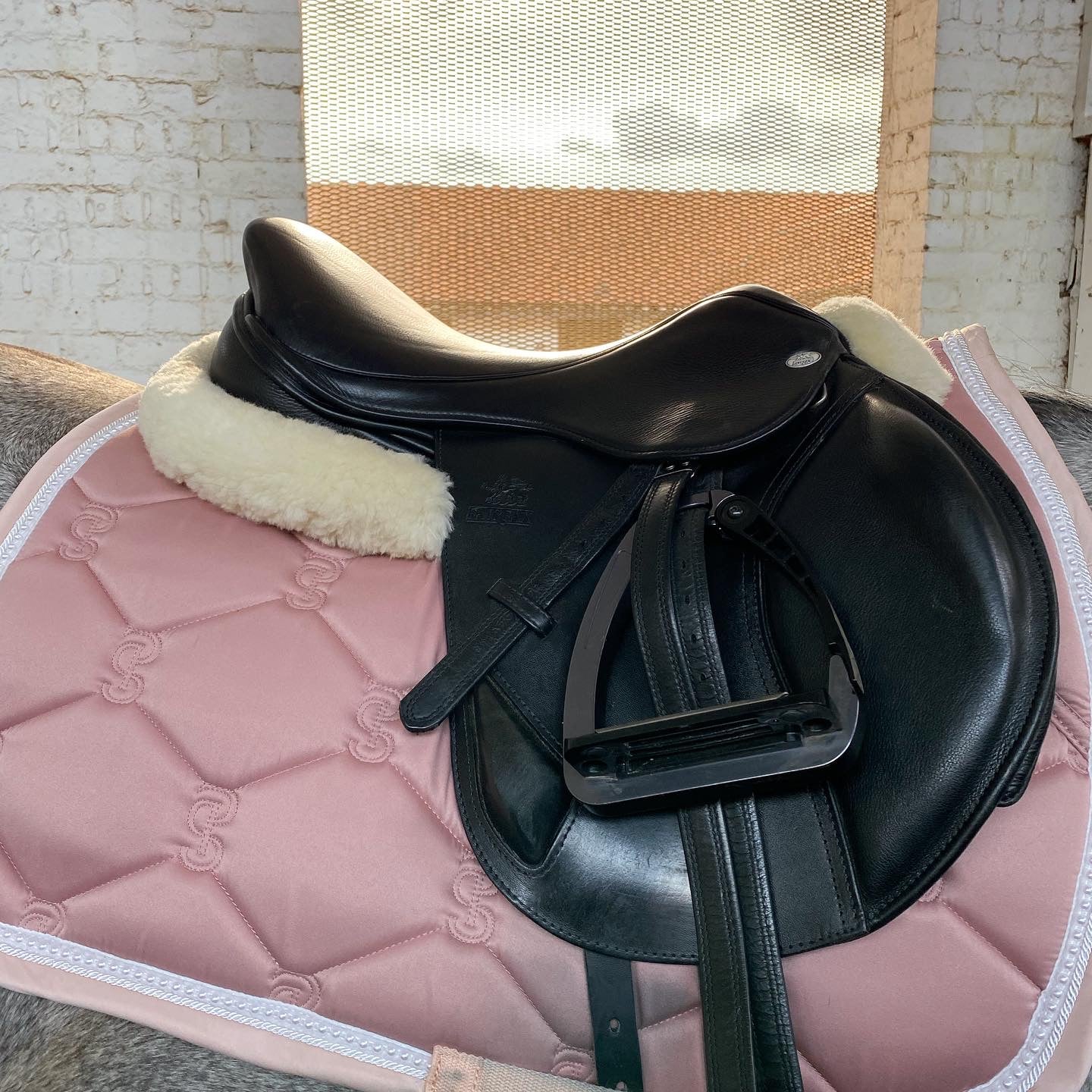 Ps of Sweden pink saddle pad pearl full JP