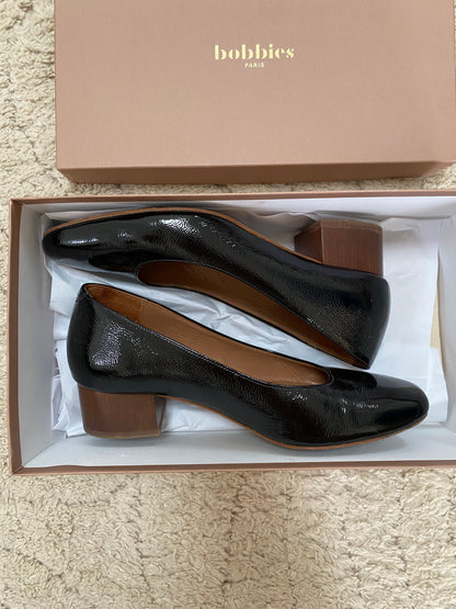 Bobbies Paris Patent Leather Court Shoes UK 4.5