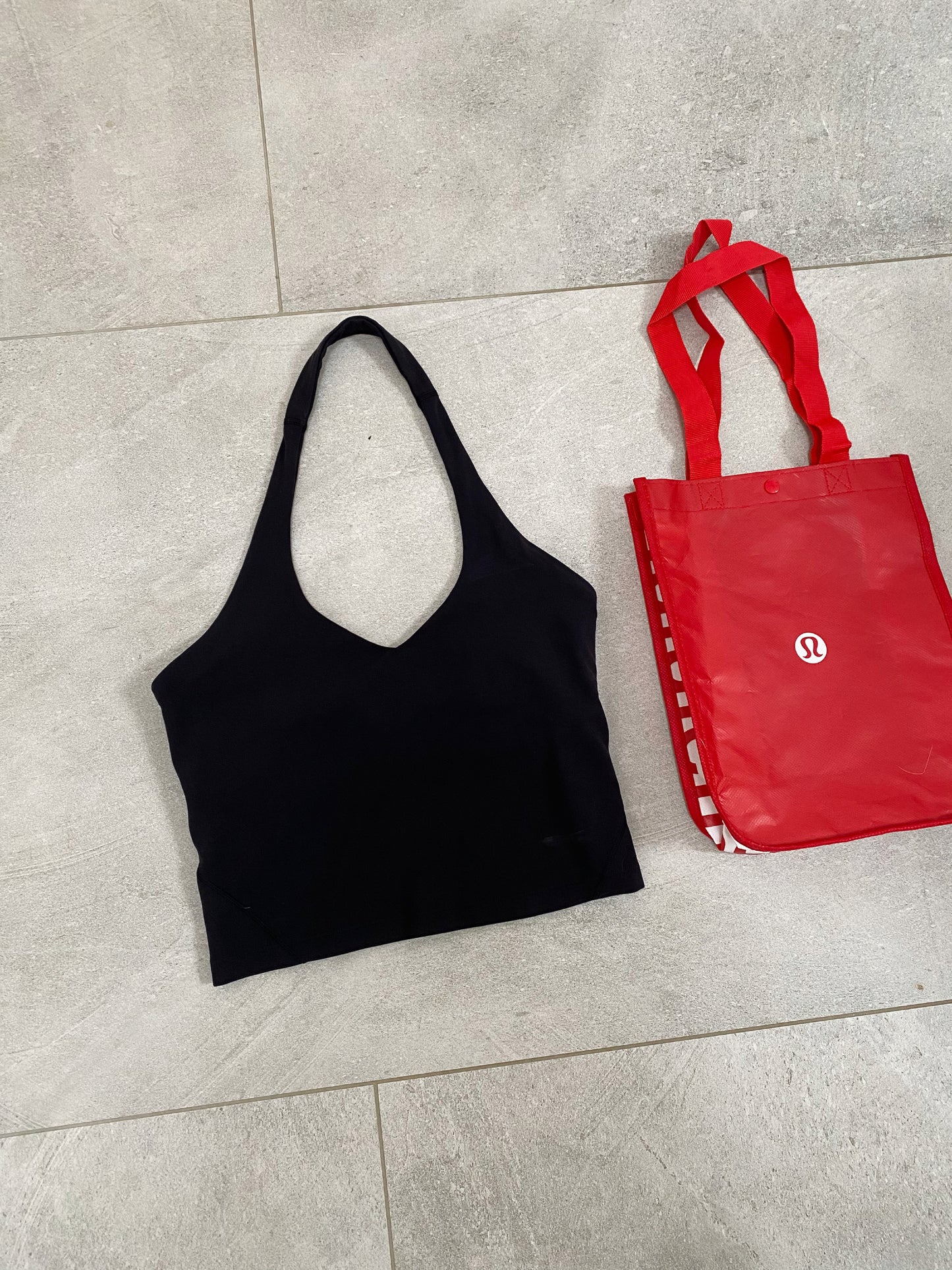 Lululemon align black halter neck tank US 6