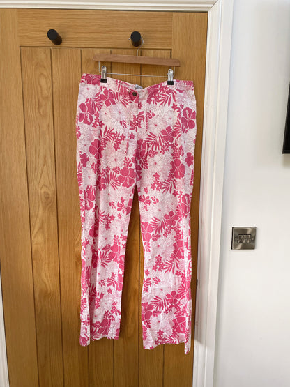 Tommy Hilfiger floral trousers UK 10