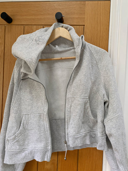 Lululemon grey scuba hoodie oversized US 4