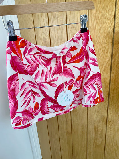 More to come silky floral skirt UK M