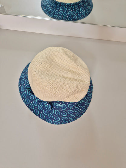Chloe ladies rattan beach bucket hat