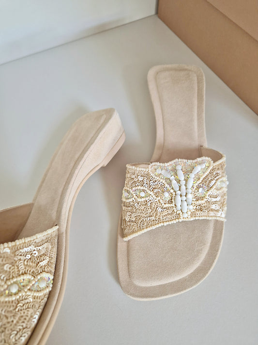 Handmade Beaded sandals UK 4