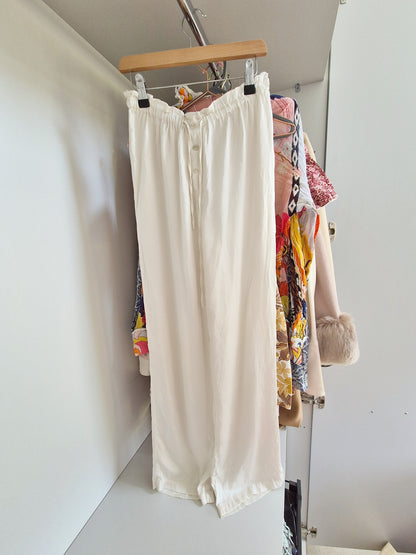 Zara home 100% silk trousers UK 6-8