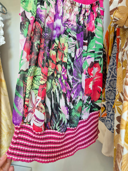 NICHOLAS crochet tropical cami / minindress rrp £239