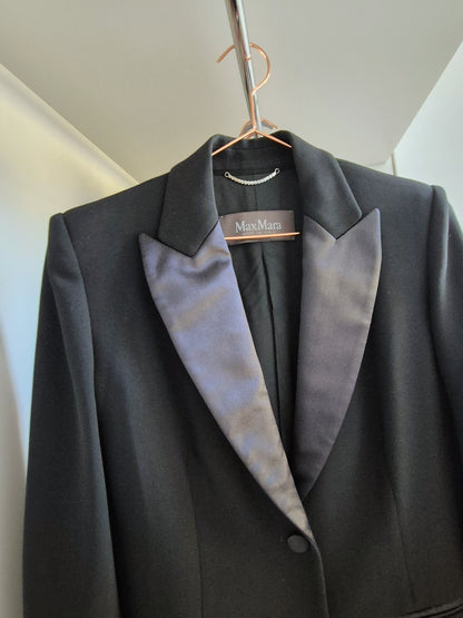 Max mara oversized black blazer UK 8