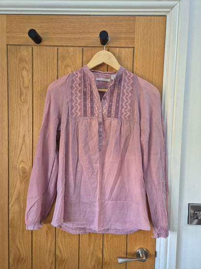 Maje Paris 100% cotton blouse UK 8