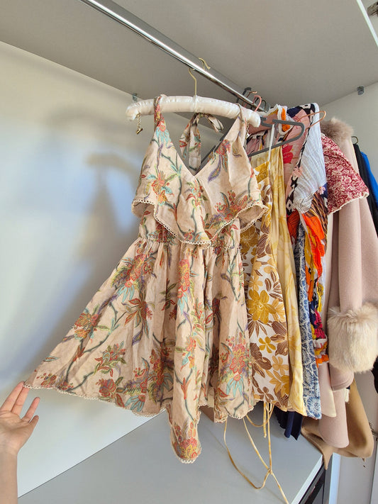 Zimmermann 100% silk mini dress UK S