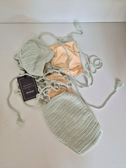 Michael costello x revolve crochet one piece XXXS