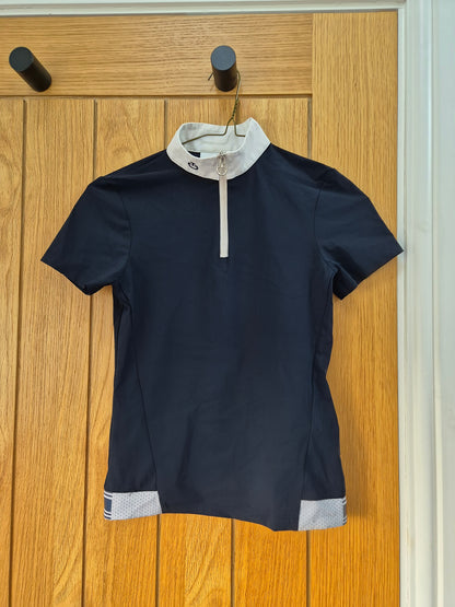 Cavalleria toscana navy show shirt XS