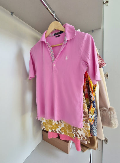 Ralph Lauren polo golf Pink top UK M