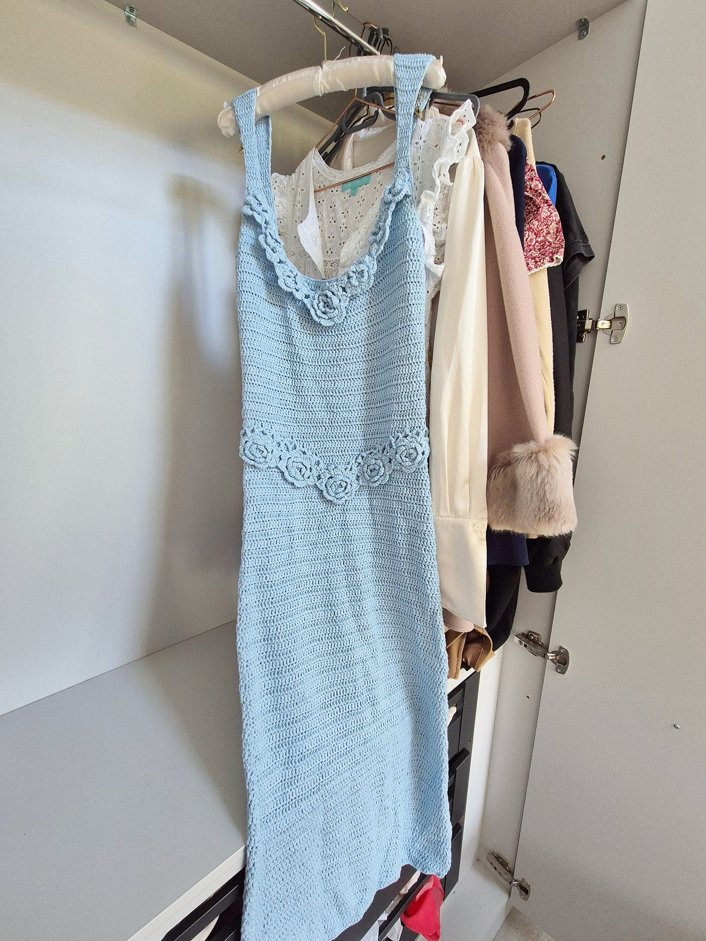 Meshki crochet dress UK M