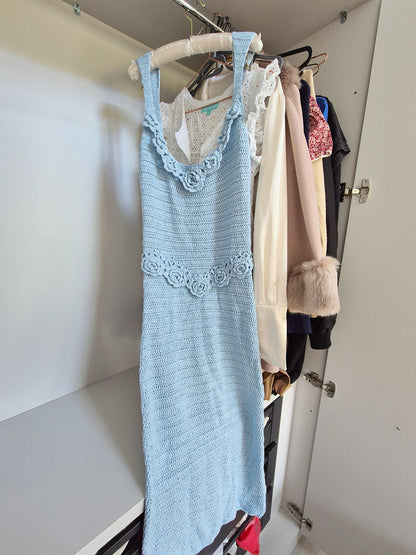 Meshki crochet dress UK M