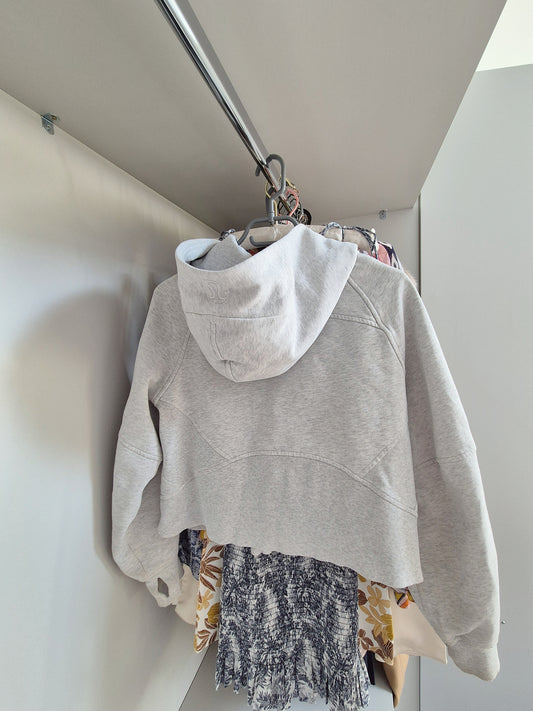 Lululemon oversized scuba hoodie grey UK M