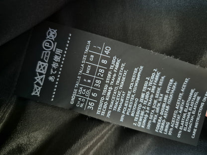 Max mara oversized black blazer UK 8