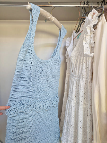 Meshki crochet dress UK M