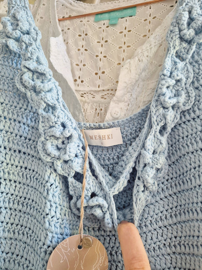 Meshki crochet dress UK M