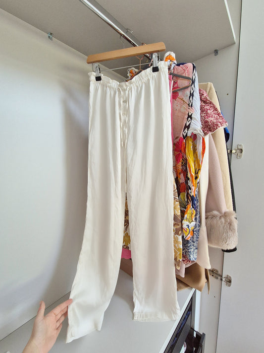 Zara home 100% silk trousers UK 6-8