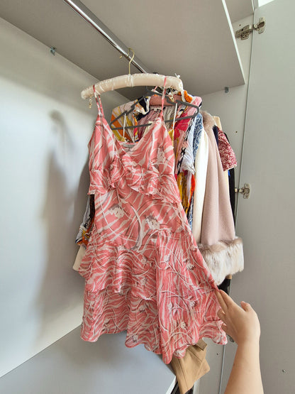 Allsaints ruffle dress XS
