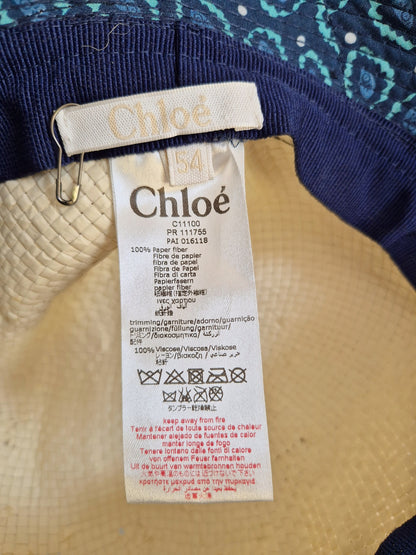 Chloe ladies rattan beach bucket hat