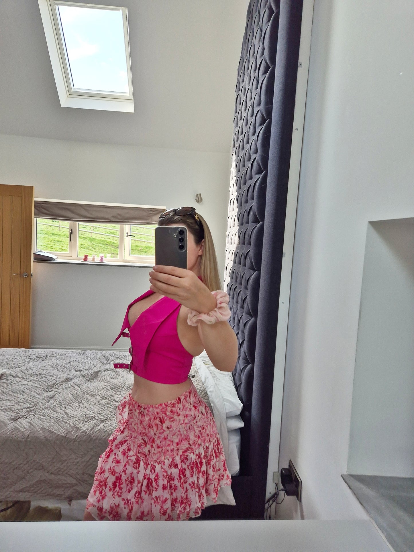Matilde couture crystal cowboy halter neck UK 8 Rrp £150