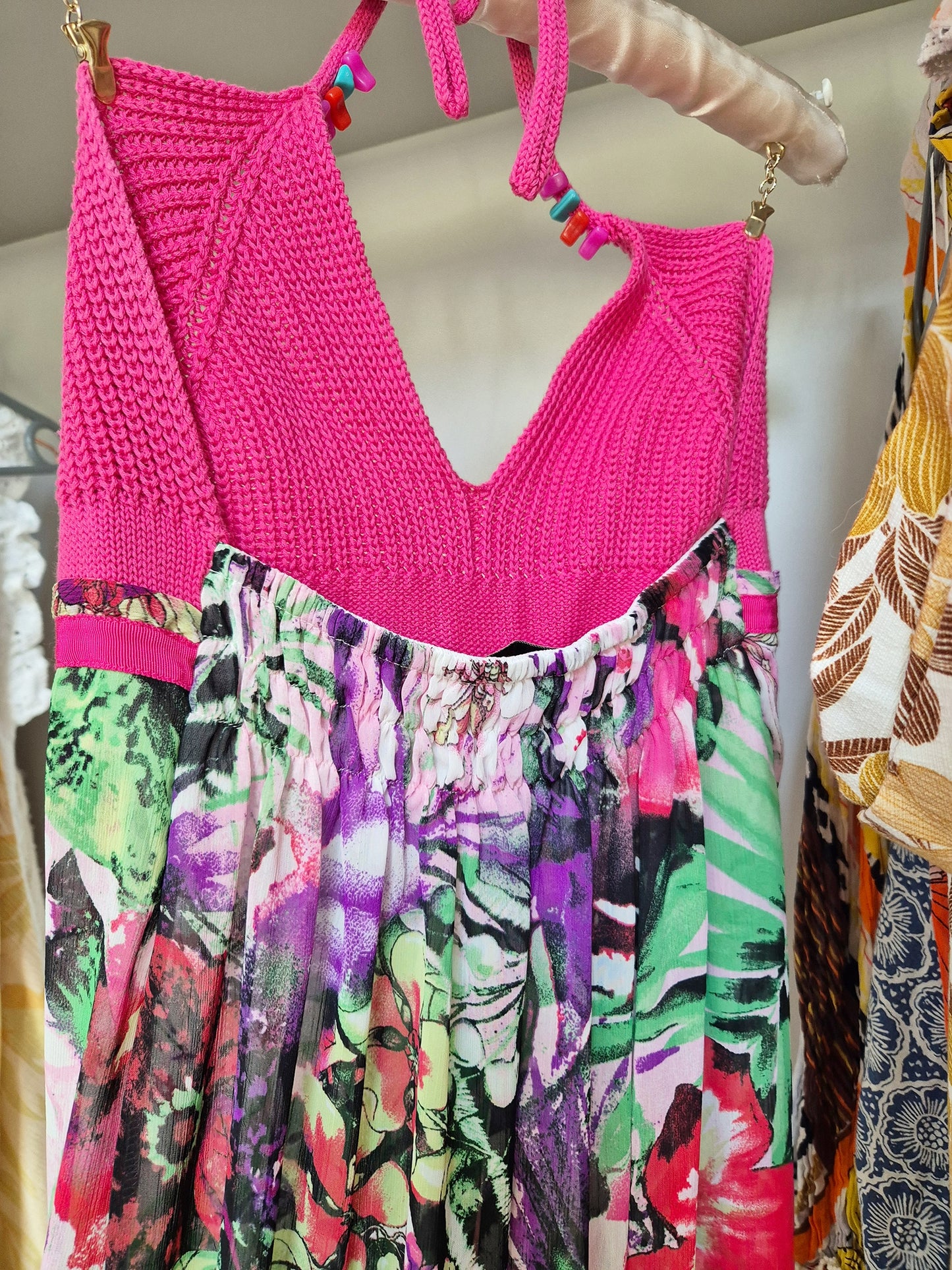 NICHOLAS crochet tropical cami / minindress rrp £239