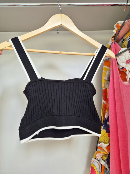 Seafolly black and white cami UK 10
